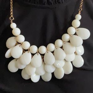 Multi Strand Teardrop Faceted Beads in Yellow  Adjustable Length